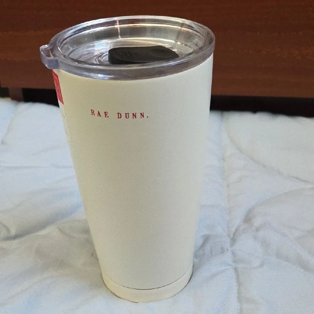 Rae Dunn Red and White Christmas Tumbler